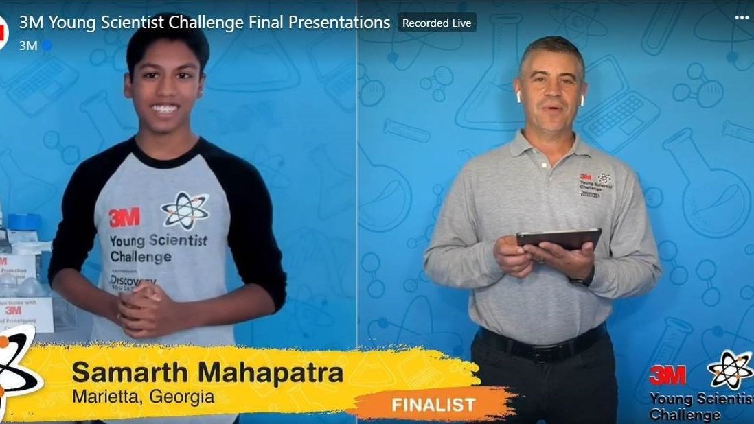 Samarth Mahapatra Named Young Scientist First runner up